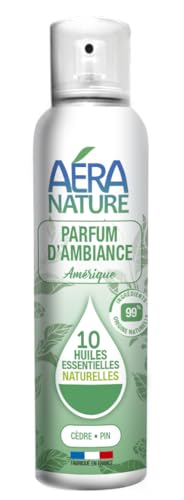 Aera Nature - Parfum d’Ambiance Naturel Grandes Forêts d’Amérique - 99,9% d’Ingrédients d’Origine Naturelle, +800 Pulvérisations - Fabrication Française - 125 ml