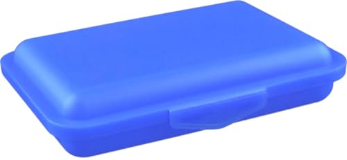 Buchsteiner Klickbox MINI | Brotdose | Lunchbox | Aufbewahrungsdose | Frischhaltedose | spülmaschinenfest (blau)