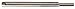Cle-Line C23289 Fast Helix-Carbide Tipped Masonry Drill, High Speed Steel with Carbide Tip, Bright Finish, Reduced Shank, 118-Degree Radial Point, 3/8" Drill Diameter