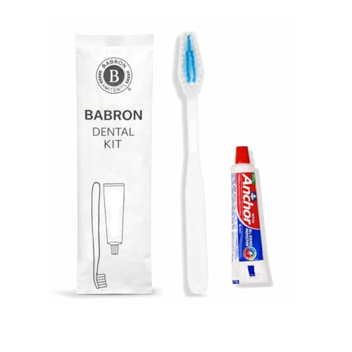 Image of Hotel dental Kit (Pack of 50) - 1 Toothpaste and 1 Toothbrush Set - Hotel Amenities and Accessories | Perfect for Hotels, Marriage Halls, Guest Houses, Resorts & Hospitals