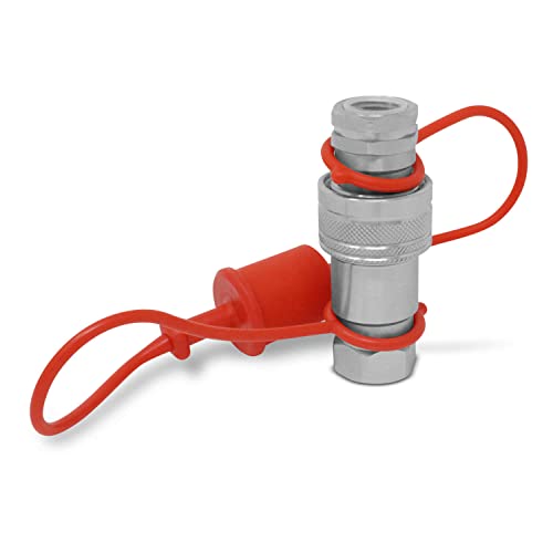 Summit Hydraulics 1/2" Ag ISO 5675 Hydraulic Quick Connect Tractor Couplers, Poppet Pioneer