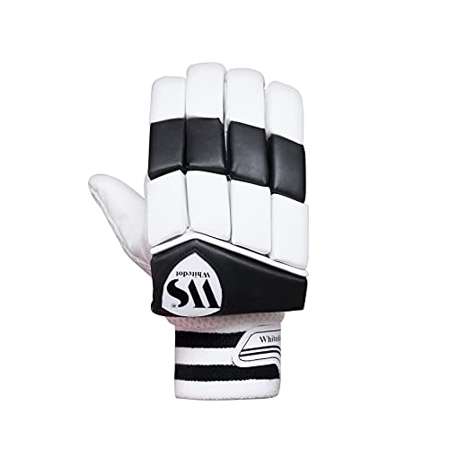 Image of Whitedot Spade New Cricket Batting Gloves||Suitable for Mens|Adult|Large Right Hand||White