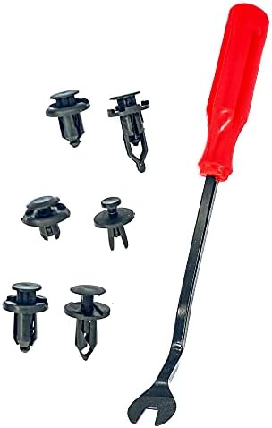 Kit De 102 Pièces : Attaches Rapides, Clips Et Rivets Expansion En Nylon - 6.3mm à 10mm
