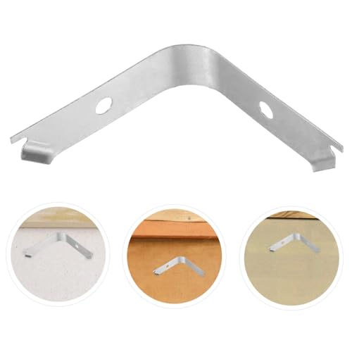 Image of KALLORY 50pcs Spring Clips for Picture Frame Backing Sturdy Hardware for Hanging Photos Convenient Installation for Wall Saving