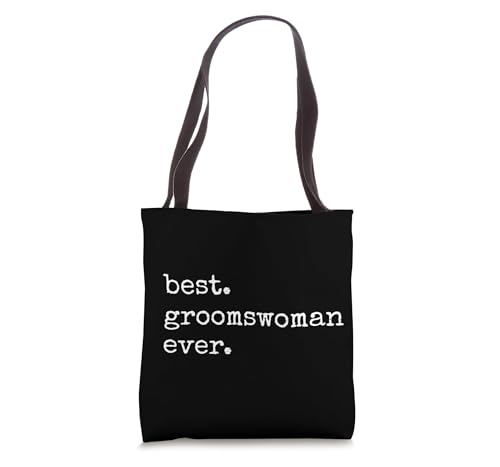 Bolsa Tote Best Groomswoman Ever Meme