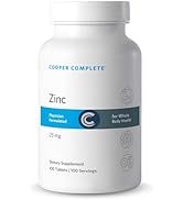 Cooper Complete 25 mg Zinc 100 Tablets Pack of 1