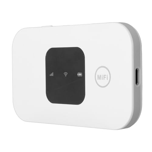 Image of 4G LTE WiFi Hotspot for Laptop Cell Phone, 2100mAh Mobile WiFi Router Support 10 Users for Asia, Southeast Asia, Africa, Middle, 4G FDD B1 B3 B5 B40