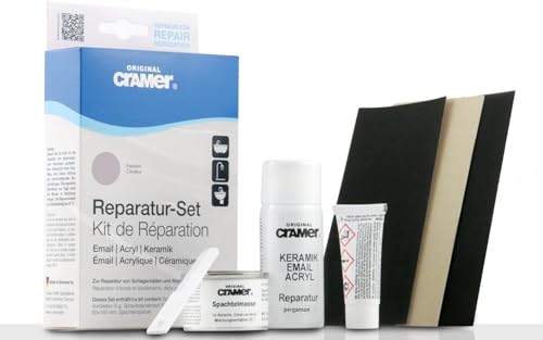 Set de reparación de bañeras (pergamon) para reparaciones en cerámica, esmalte y acrílico