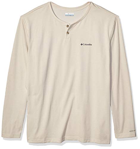 Columbia Men's Thistletown Park Henley, Dark Stone Heather, Medium