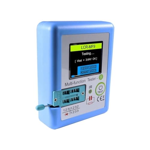 マルチメーター LCR-MF9 TFT LCDディスプレイ マルチメーター トランジスタテスター ダイオード トライオード コンデンサ 抵抗器 テストメーター MOSFET NPN PNP トライアック 静電容量テスト