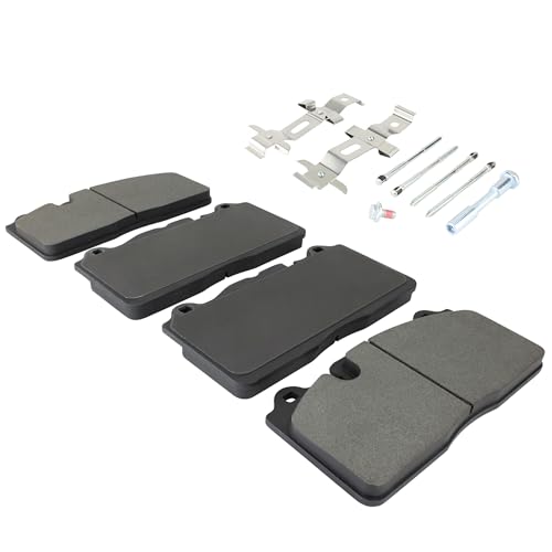 Image of QUALITY-BUILT Front Semi-Metallic Brake Pads, Premium 1001-1395M, Compatible with 2009-2019 Chevrolet (Camaro, Corvette)