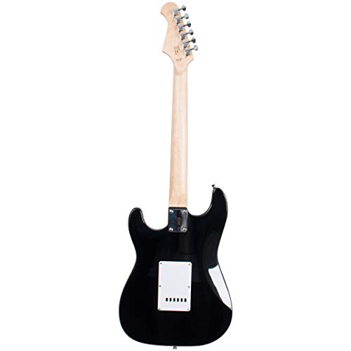Fazley FST118BK guitare électrique noire - Les Beatles, Paul McCartney, John Lennon, RIngo Starr, George Harrison Fazley FST118BK guitare électrique noire – Image 3