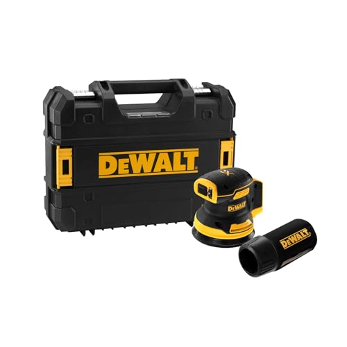 DeWALT DCW210NT-XJ Akku-Exzenterschleifer, 18 V (Basisv, Schwarz/Gelb