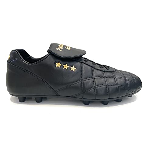 Chaussure de football en cuir souple Pantoufle d'or du duc à languette rabattable PS2384-02N