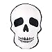 Something Different HA_38731 - Cuscino a forma di teschio, 1 pezzo, 165 g, colore: Bianco