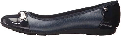 AK Anne Klein Sport Women's ABLE Fabric Ballet Flat, Navy Black/Multi, 7.5 M US | Image 7
