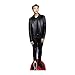 Produktbild STAR CUTOUTS CS750 RM Lifesize Cardboard Free Desktop Cutout of Kim NAM-Joon (Rap Monster Standup) Black Leather Bangtan Boys, Mehrfarbig