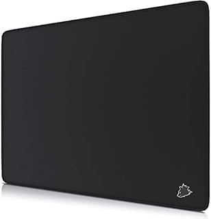 TITANWOLF XL Speed Gaming Mouse Pad Mouse Mat 440 x 350 x 3mm - XXL mousepad - table mat large size - improved precision and speed - rubber base for stable grip on smooth surfaces - with Logo