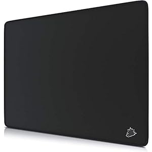 TITANWOLF - XL Mouse Pad - Mouse Mat 440 x 350 x 3 mm - mousepad - improves precision and speed - rubber underside for a stable grip - Gaming and Office Mat for laptops PCs computers - water repellent