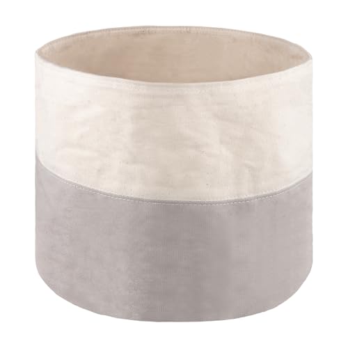 Corbeille à pain coton de qualité supérieure set de 2 paniers gris - 5