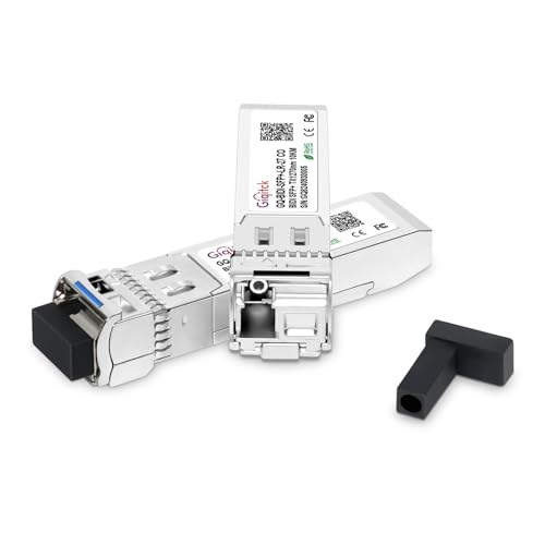 Image of 1 Pair 10GBASE-BX10-UD BiDi SFP+ Module, TX-1270nm /1330nm,RX-1330nm /1270nm 10km DOM Simplex LC /UPC SMF Optical Transceiver Mini Gbic for Cisco SFP-10G-BXU /SFP-10G-BXD, Ubiquiti & Open Switches