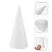 Artibetter 20pcs Foam Craft Cones for DIY Projects Decorative Cones for Christmas Tree Holiday Centerpieces and School Activities Safe and Reusable Foam Shapes for All Ages