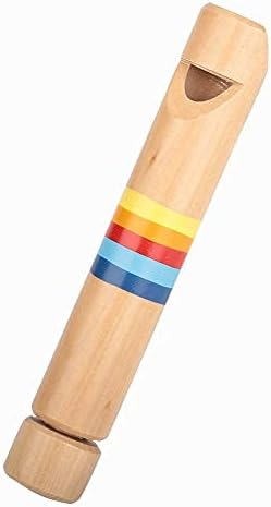 Demeras Wood Flute, Kid Toy Flute Educational Wood Flute Instrument Sound Recorder Toy for Children Kids Beginner
