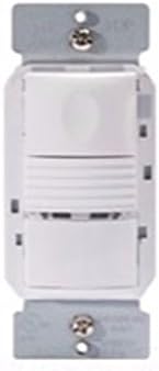 WattStopper PW-100-B Motion Sensor, Passive Infrared Wall Switch Sensor, 800/1200W, 120/277V Black