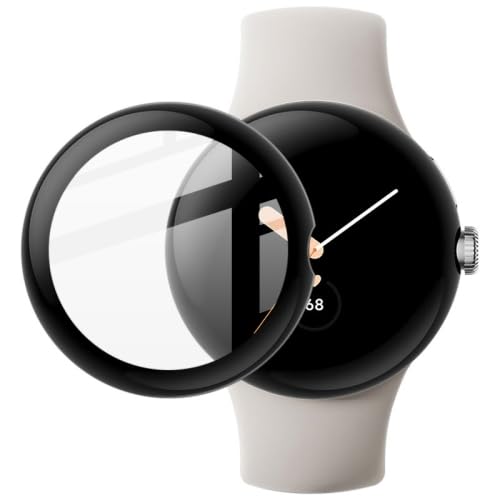 Soezit Screen Protector Guard Film for Google Pixel Watch 2, Full Coverage with Easy Installation Kit (Black)- Not Glass (B0CQKC1M9C) Amazon Price History, Amazon Price Tracker