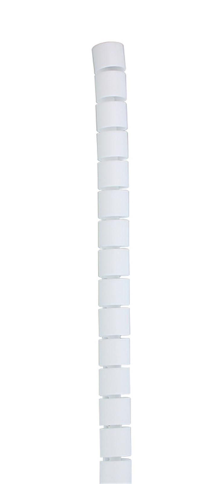 Tubo en Espiral para Cables, Enrollador De Cable Espiral Flexible Multicolor 8-42mm 5/10M(5M White,40 mm)