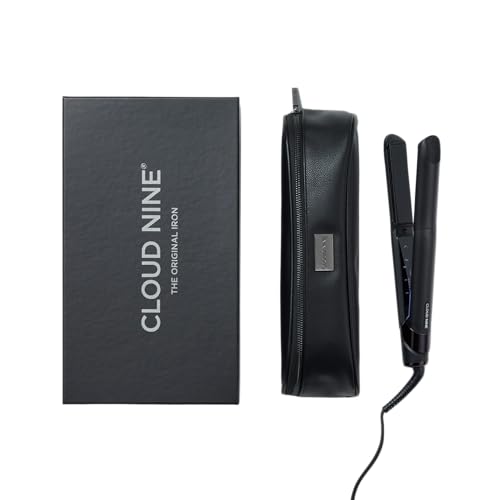 Cloud Nine The Original Iron Glätteisen Schwarz – Haarglätter mit 11 Temperatureinstellungen, Revive Mode® & Sericite®-Platten – Für gesundes, glänzendes Haar bei jedem Haartyp - für präzises Styling Cloud Nine The Original Iron Glätteisen Schwarz – Haarglätter mit 11 Temperatureinstellungen, Revive Mode® & Sericite®-Platten – Für gesundes, glänzendes Haar bei jedem Haartyp - für präzises Styling