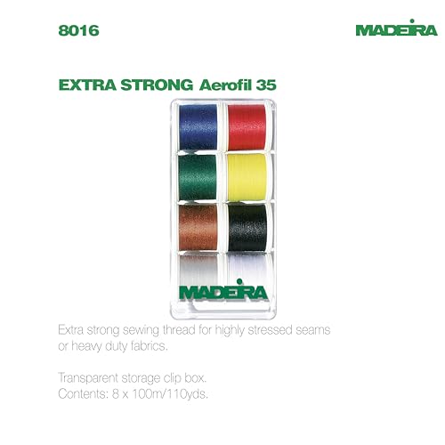 Hilos de costura Madeira Aerofil No. 35 con 8 bobinas de 100 m miniatura 2