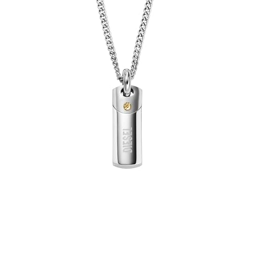 Diesel Stainless Steel Pendant Necklace for Men