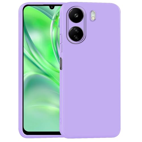 Image of Back Cover for Mi Redmi 13C 4G / Poco C65 4G | Full Camera Protection | Premium Liquid Silicon Case | Flexible Bumper Case for Mi Redmi 13C 4G / Poco C65 4G (Purple)