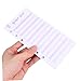 SHOWERORO 60pcs Portable Budget Planner Sheets Practical Daily Budget Cards for Easy Financial Management for Home Travel and Business Use Material