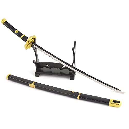 10'' Zoro Samurai Sword Anime Roronoa Shusui/Wado Ichimonji/Kitetsu/Yubashiri Sword Mini Metal