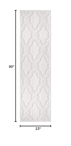 My Texas House BCL/NOGO/40NT/061X230 By Orian Indoor/Outdoor Cotton Blossom Runner thumb #1