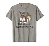 Cute Squirrel Lover Pardon Me The Bird Feeder is Empty Funny T-Shirt