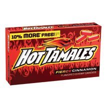 12 Boxes Of Hot Tamales Chewy Cinnamon Candy, 5.5-oz. Boxes