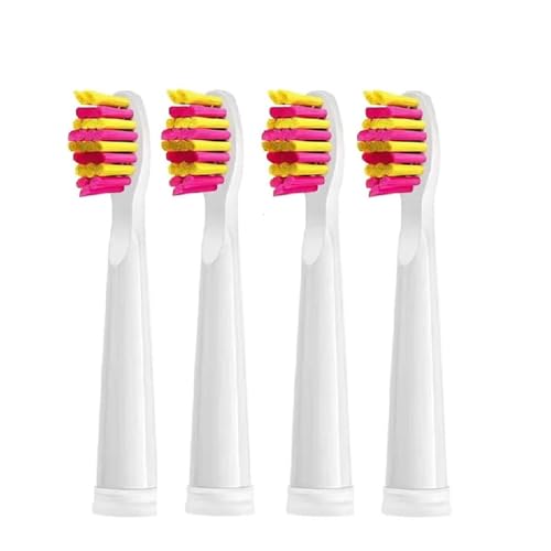 4/8/12/16 Pcs Replacement Brush Heads Compatible with Seago Compatible with Fairywill Electric Toothbrush Head Dupont Bristle Br