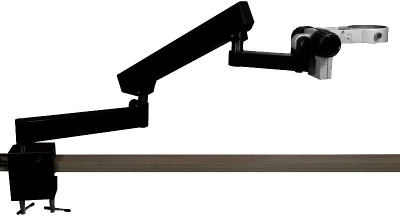 Miniatura 3 de Kit de accesorios de microscopio, pilar articulado y adaptador para abrazadera de mesa, soporte de microscopio, soporte de ajuste de altura de