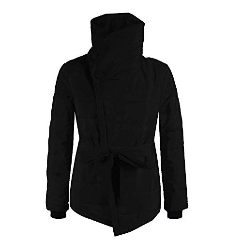 Quilting Blouson Femme Automne Hiver Rembourrage Chaud Blouson Élégant Mode Festives Costume Vintage Manteau Manches Longues Col Roulé Bowknot Épaisseur Warm Doudoune Outerwear