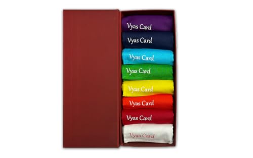 Image of Handkerchief - Pack of 8 Premium Cotton Collection of Lucky Colour Hanky for Men & Women