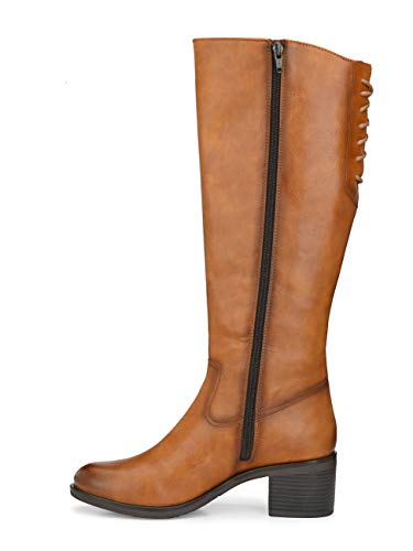 Image of Delize Women's Black /Tan Knee Outdoor Boots
