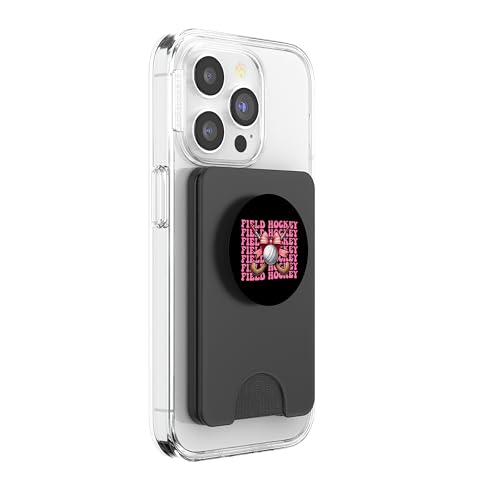 Coquette Bow Joueur de hockey sur gazon Équipe Fille Maman Fête des Mères PopSockets PopWallet pour MagSafe – vue 4