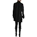 Classic Double Breasted Wool Coat Black