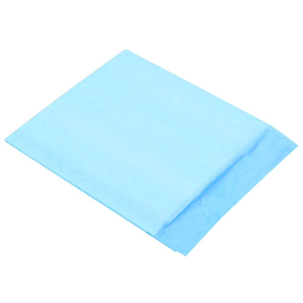 vidaXL Almohadillas de Entrenamiento para Perro, 400 Piezas, 45x33 cm, Tela No Tejida & Pulpa, Azul & Blanco, Absorbentes, para Cachorros y Perros Incontinentes, Protección de Suelo Interior