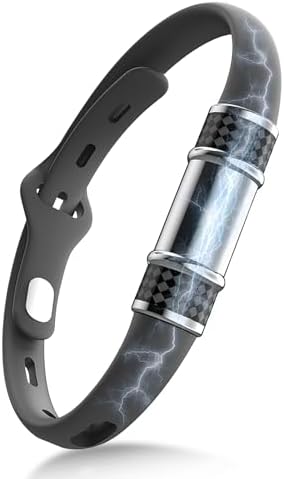 （07:30時点） [Warmtals] 【2025冬業界新モデル】 静電気除去 ブレスレット 静電気除去ブレス おしゃれ 炭素繊維 スポーツ シリコンブレスレット 防水 静電気防止グッズ 静電気軽減 秋冬 乾燥季節対応 携帯便利 サイズ調整可能 男女兼用