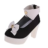 Yiju LEIPUPA 60cm Bowknot High-ed Sandal Shoes Chunky Shoes /3 Dolls