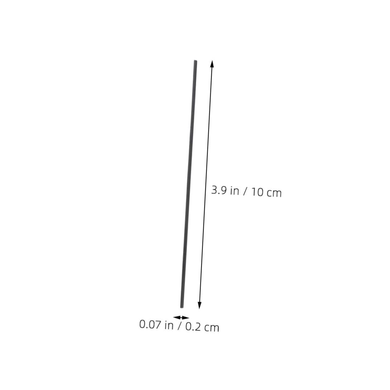 NUOBESTY 10 Graphite Stir Rods High Purity Long-Lasting for Casting Chemical and Electronics Use